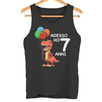 7 Compleanno Bambini & Dinosauro Regalo Di 7 Anni Canotta - Novitaregali