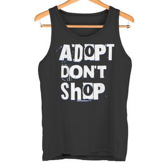 Adopta No Compras Adopción De Refugio Para Perros Y Gatos Camiseta sin mangas - Regaloses