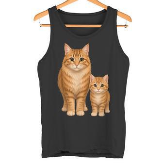 Adorable Amoureux Des Chats Et Chatons Tigrés Orange Débardeur e - Cadeauxyz