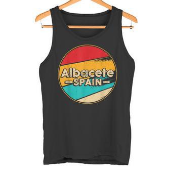 Albacete España Retrointage Recuerdos De Albacete Camiseta sin mangas - Regaloses