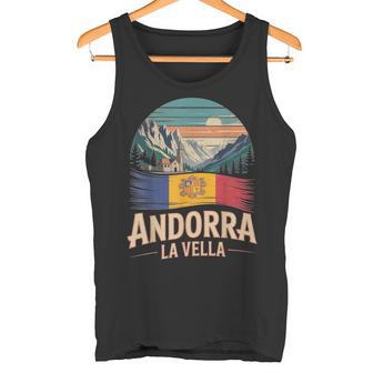 Andorra Laella Andorraividcene Recuerdo Deiaje Camiseta sin mangas - Regaloses