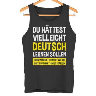 Apprendre L'allemand Drapeau Allemand Drôle Allemand Américain Débardeur e - Cadeauxyz