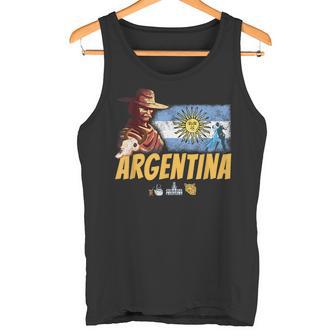 Argentinaintage Gaucho Bandera Retro Tango Dancer Recuerdo Camiseta sin mangas - Regaloses