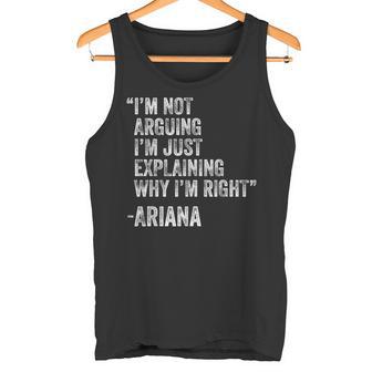 Ariana Cita Divertido Cumpleaños Personalizado Nombre Idea Ingeniero Camiseta sin mangas - Regaloses