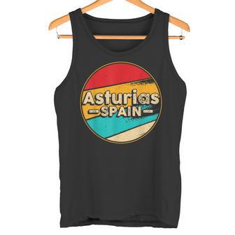 Asturias España Retrointage Recuerdos De Asturias Camiseta sin mangas - Regaloses