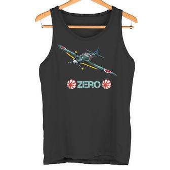 Avion Japonais Zero Fighter De Laeconde Guerre Mondiale Débardeur e - Cadeauxyz