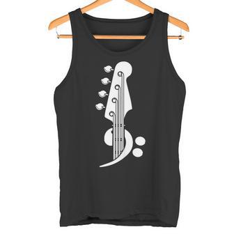 Bajista Clave Música Guitarrista Músico Bajo Eléctrico In Mangas Camiseta sin mangas - Regaloses