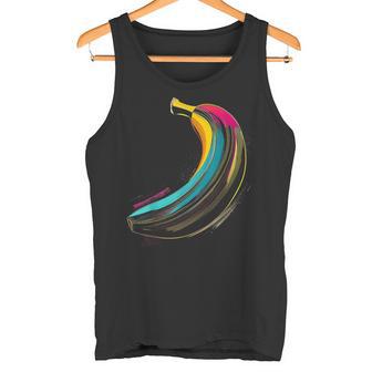 Banane Illustration Graphique Colorée Fruits Art Banane Débardeur e - Cadeauxyz