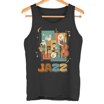 Banda De Perro Retro Jazz Camiseta sin mangas - Regaloses