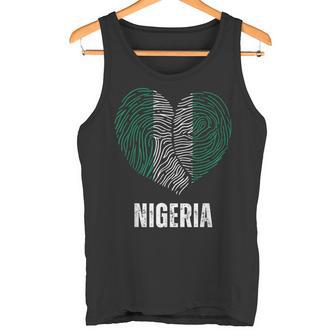 Bandera De Nigeria Bandera De Nigeria Adn De Nigeria Corazón Camiseta sin mangas - Regaloses