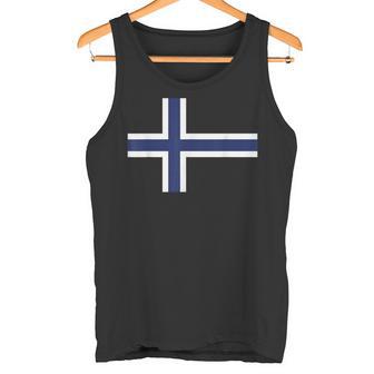 Bandera De Noruega Nórdica Minimalista Noruega Cruz Escandinava Camiseta sin mangas - Regaloses