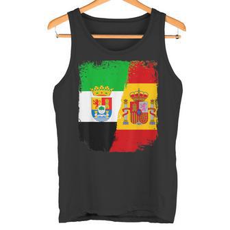 Bandera Extremadura Extremeña Y España Bandera Española Camiseta sin mangas - Regaloses