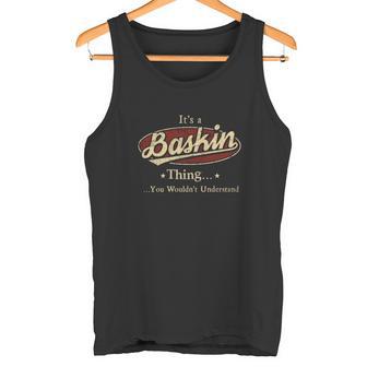 Baskin Shirt The Perfect Name Tank Top | Seseable UK