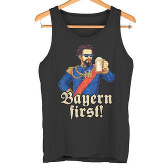 Bayern First -Blauer König Ludwig Bier Bayern Tank Top - Geschenkecke