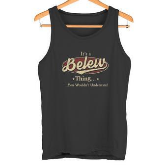 BELEW Name Tank Top | Seseable UK