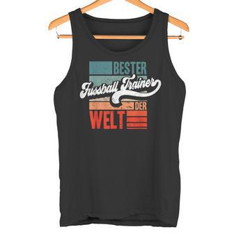 Bester Fussball Trainer Der Welt Lustiges Retro Tank Top - Geschenkecke