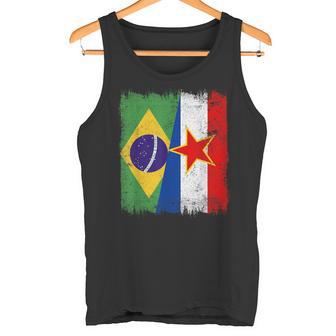 Brasil Yugoslavia Media Bandera Patrimonio Yugoslavo Brasileño Camiseta sin mangas - Regaloses