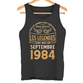 Cadeau Anniversaire Les Légendesont Nées Eneptembre 1984 Débardeur e - Cadeauxyz