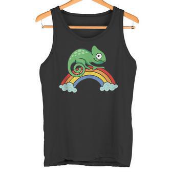 Camaleón En Un Arco Iris Camaleon In Mangas Camiseta sin mangas - Regaloses