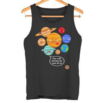 Camisa De Pluto Planet Divertida Dibujos Animados Planetas Nunca Olvides Plutón Camiseta sin mangas - Regaloses