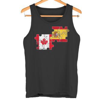 Canada Españaintage Bandera Español Canadiense Camiseta sin mangas - Regaloses