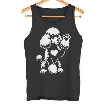 Canicheentado Amor Perro Pata Corazón Diseño Gráfico Camiseta sin mangas - Regaloses