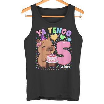 Capybara Niñas 5 Cumpleaños Carpincho Ya Tengo 5 Años Camiseta sin mangas - Regaloses