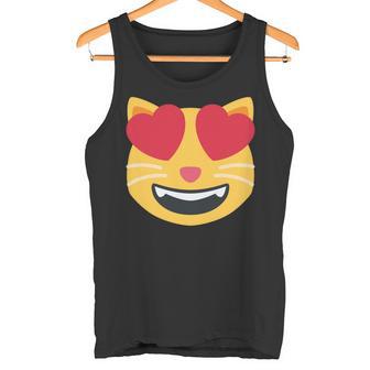 Cara De Gatoonriente De Emoticono Manga Larga Camiseta sin mangas - Regaloses