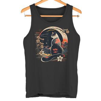 Chat Japon Drôle Cadeau Rétrointage Drôle Chat Débardeur e - Cadeauxyz