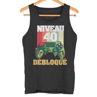 Chemise Cadeau Anniversaire 40 Ans Niveau 40 Débloqué Gamer Débardeur e - Cadeauxyz