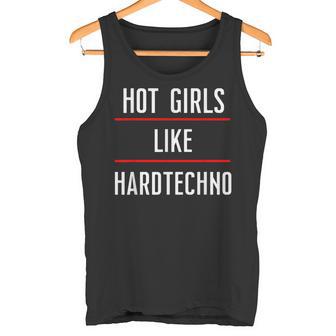 Chicas Calientes Como Hardtechno Diseño Tecno Fresco Para La Música Camiseta sin mangas - Regaloses
