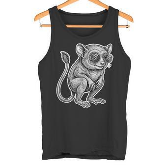 Cool Tarsero Gafas Dibujo Camiseta sin mangas - Regaloses