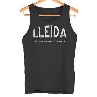 Coordenadas Gps Lleida Provincia De Lleida Camiseta sin mangas - Regaloses