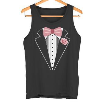 Costume Demoking Amusant Avec Nœud Papillon Rose Pour Enfants Et Adultes Débardeur e - Cadeauxyz