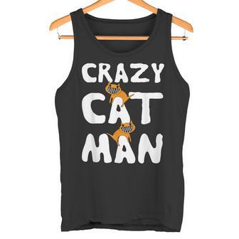 Crazy Cat Man Para Hombre Amante De Los Gatos Camiseta sin mangas - Regaloses