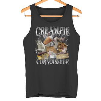Creampie Connaisseur Chat Drôle Meme Inapproprié Adulte Débardeur e - Cadeauxyz