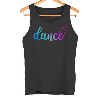 Cute Love Dancetilvolle Tänzerin Tanzliebhaber Tanzen Tank Top - Geschenkecke