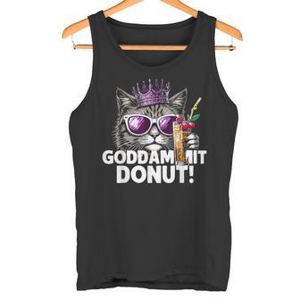 De Meme De Gato Princesa Donut Estilo Divertido De Dibujos Animados Kawaii Camiseta sin mangas - Regaloses