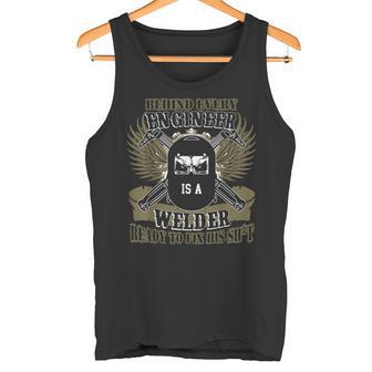 Detrás De Cada Ingeniero Es Una Deoldador Deoldador Camiseta sin mangas - Regaloses