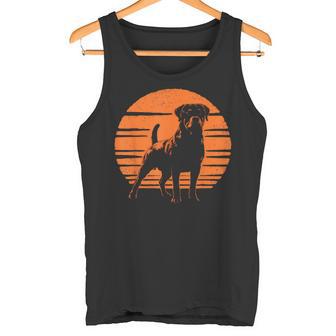 Diseño Retro De Perro Rottweiler Camiseta sin mangas - Regaloses