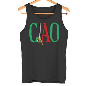 Divertida Italiana Ciao Frase De Hola Y Adiós Camiseta sin mangas - Regaloses