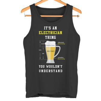 Divertido Es Una Cosa De Electricista Que No Entenderías Camiseta sin mangas - Regaloses