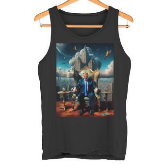 Donald Trumpurrealismo Arte Movimiento Retrato Camiseta sin mangas - Regaloses