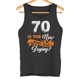 El Divertido Cumpleaños 70 Es Lo Nuevo Que Estaba Diciendo 70 Años Camiseta sin mangas - Regaloses
