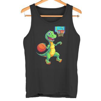 Enfant Dinosaure Joueur De Basket Pour Enfants Débardeur e - Cadeauxyz