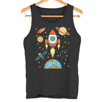 Enfant Fusée Espace Planète Espace Débardeur e - Cadeauxyz