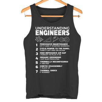 Entendiendo Ingenieros Ingeniería Humor Nerds Humor Friki Camiseta sin mangas - Regaloses