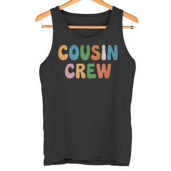 Equipo De Primos Reunión Familiar Divertida Y Colorida Camiseta sin mangas - Regaloses