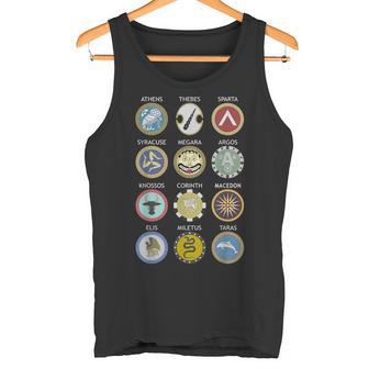 Escudos Hoplitas Griegos Antigua Grecia Camiseta sin mangas - Regaloses