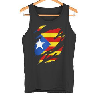 Estelada Blava Bandera Independentista Catalana In Mangas Camiseta sin mangas - Regaloses